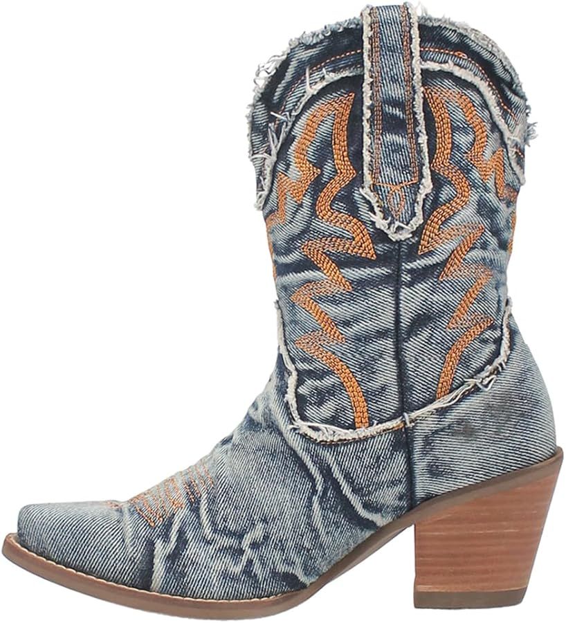 Dingo Blue Y'all Need Dolly Women's 9 inch Western Boots DI950-BLUE | Amazon (US)