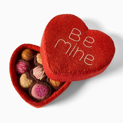 Felt Valentine's Chocolate Box | West Elm (US)