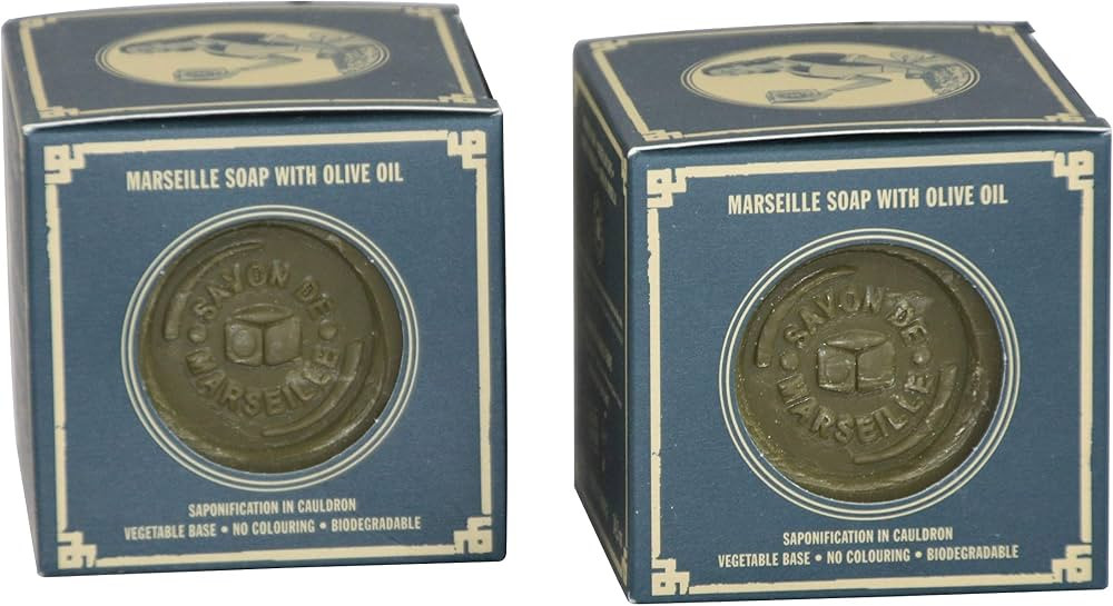 Marius Fabre Marseille Olive Oil Boxed Soap 200g (7 oz) - 2 Pack | Amazon (US)