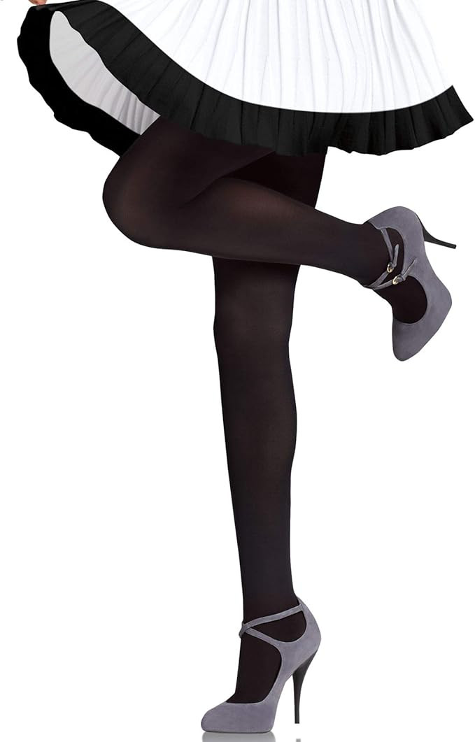 Hanes Women's Curves Sheer Black Tights HSP006 | Amazon (US)