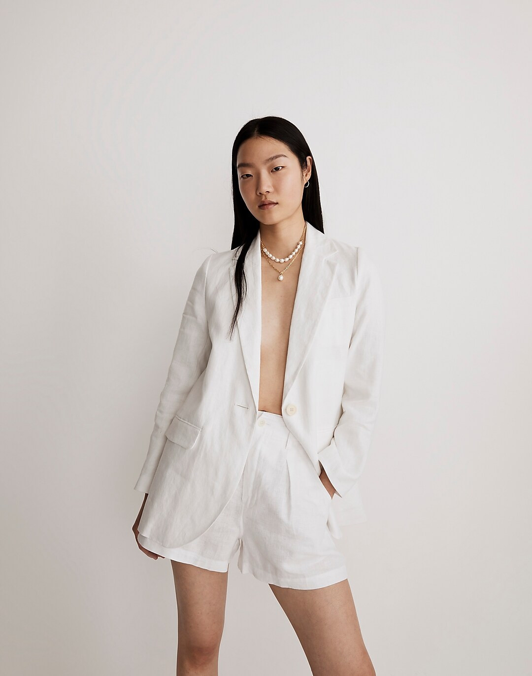 The Neale Short in 100% Linen | Madewell