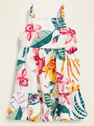 Sleeveless Floral Tiered Cami Dress for Baby | Old Navy (US)