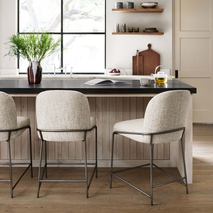 Curved Back Counter & Bar Stool | West Elm (US)