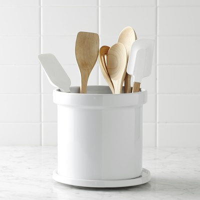 Ceramic Partitioned Utensil Holder | Williams-Sonoma