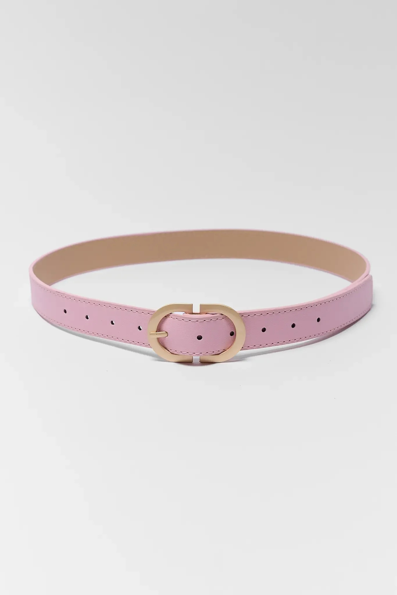Pink Faux Leather Belt | Avara