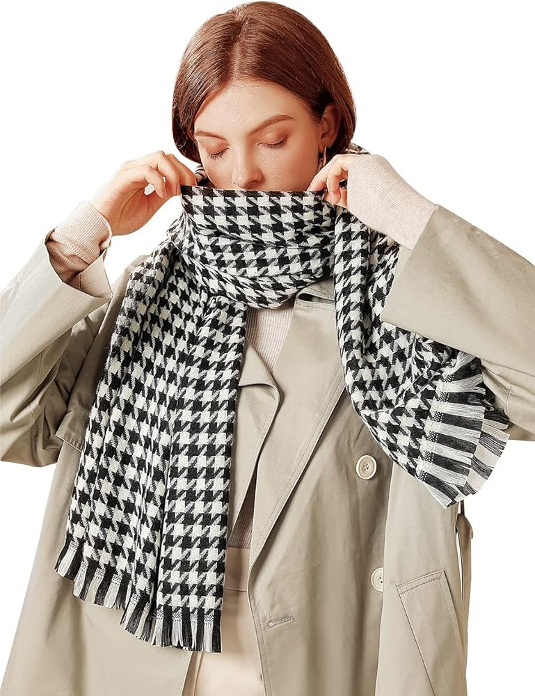 Scarfs for Women, Pashmina Shawls and Wraps Super Soft Cashmere Feel Scarf Pattern Autumn Winter War | Amazon (US)