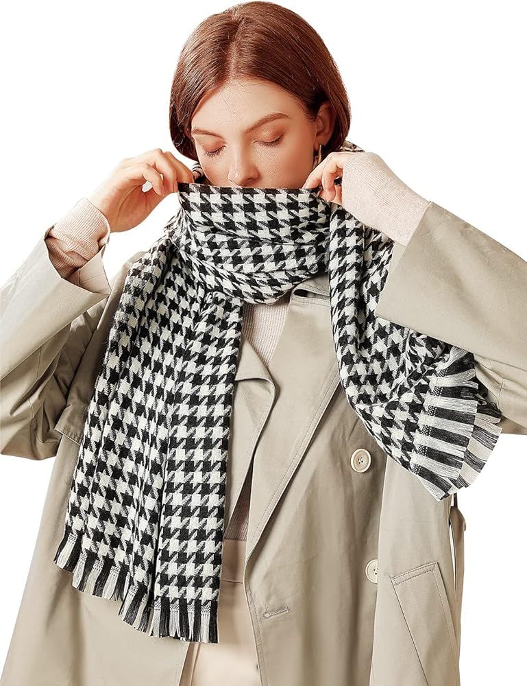 Scarfs for Women, Pashmina Shawls and Wraps Super Soft Cashmere Feel Scarf Pattern Autumn Winter War | Amazon (US)