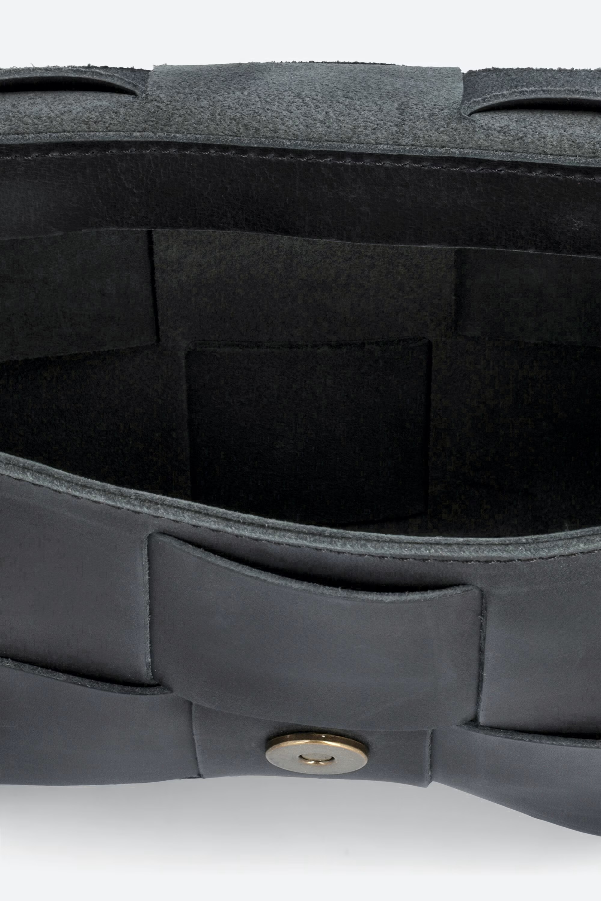 Mini Flap Woven Leather Crossbody | Stitch Fix