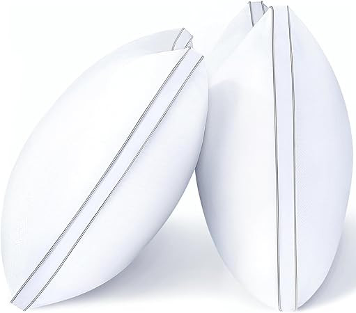 viewstar Pillows Queen Size Set of 2, Hotel Quality, Down Alternative Gusseted Bed Pillows for Si... | Amazon (US)