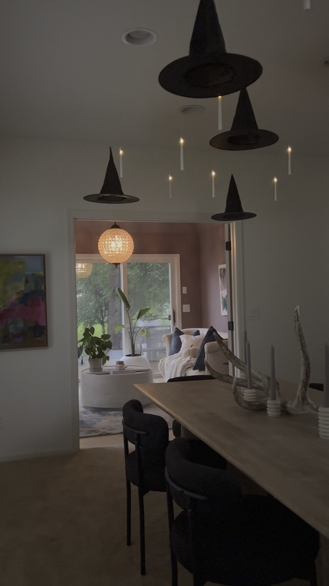 Harry Potter Great Hall Halloween Decor. I love how cozy this is at night! 

#LTKHoliday #LTKSeasonal #LTKHalloween