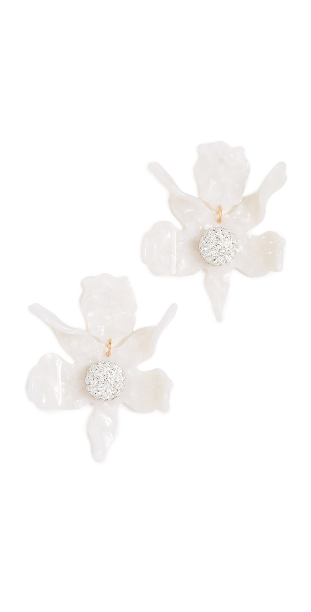 Lele Sadoughi Crystal Lily Earrings | Shopbop