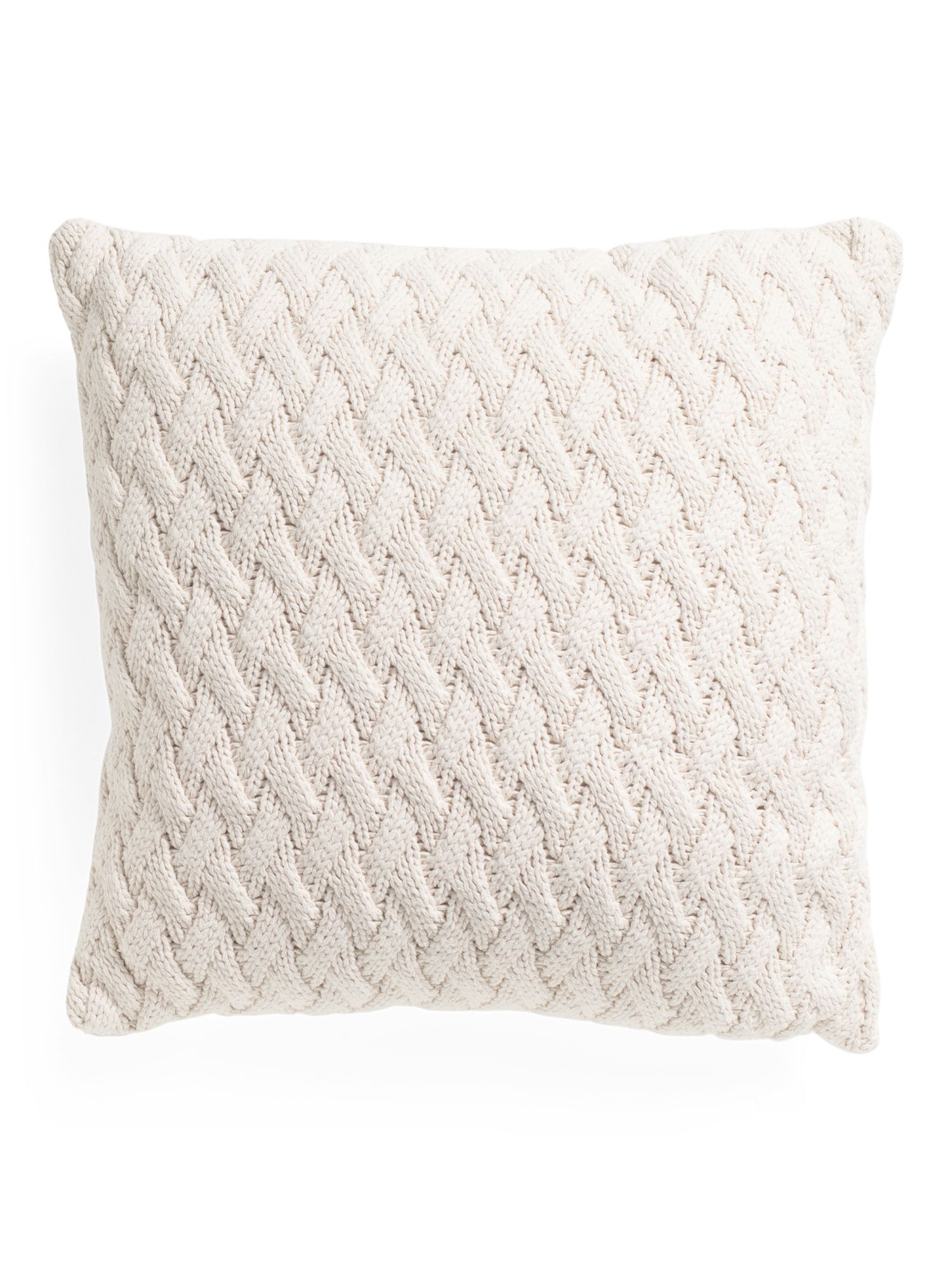 22x22 Knot Knit Pillow | Marshalls