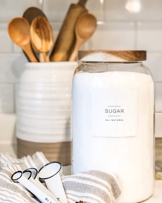 Modern Minimalist Pantry and Organization Labels | Etsy | Etsy (US)