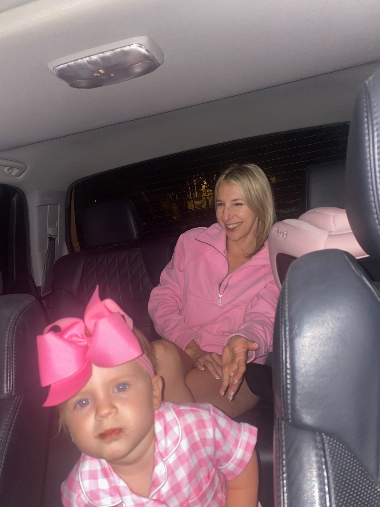 Late night cookie run 😅🍪 Heights location is open until 10pm on Saturdays 🙌
✔️ One of my favorite pajamas on Capri, cute, soft and cozy, and all about the pink gingham 
✔️ My favorite pop on athletic dress, tts. I have in EVERY color, no joke. 😅
✔️ Sweatshirt is cute and comfy crop, tts.
✔️ Love the pink car seat we got for Kev’s truck, but love the Nuna LSF in my car even better 👌. Tagging both, you can see them in other pics 

#LTKBaby #LTKmomlife #LTKdayinmylife