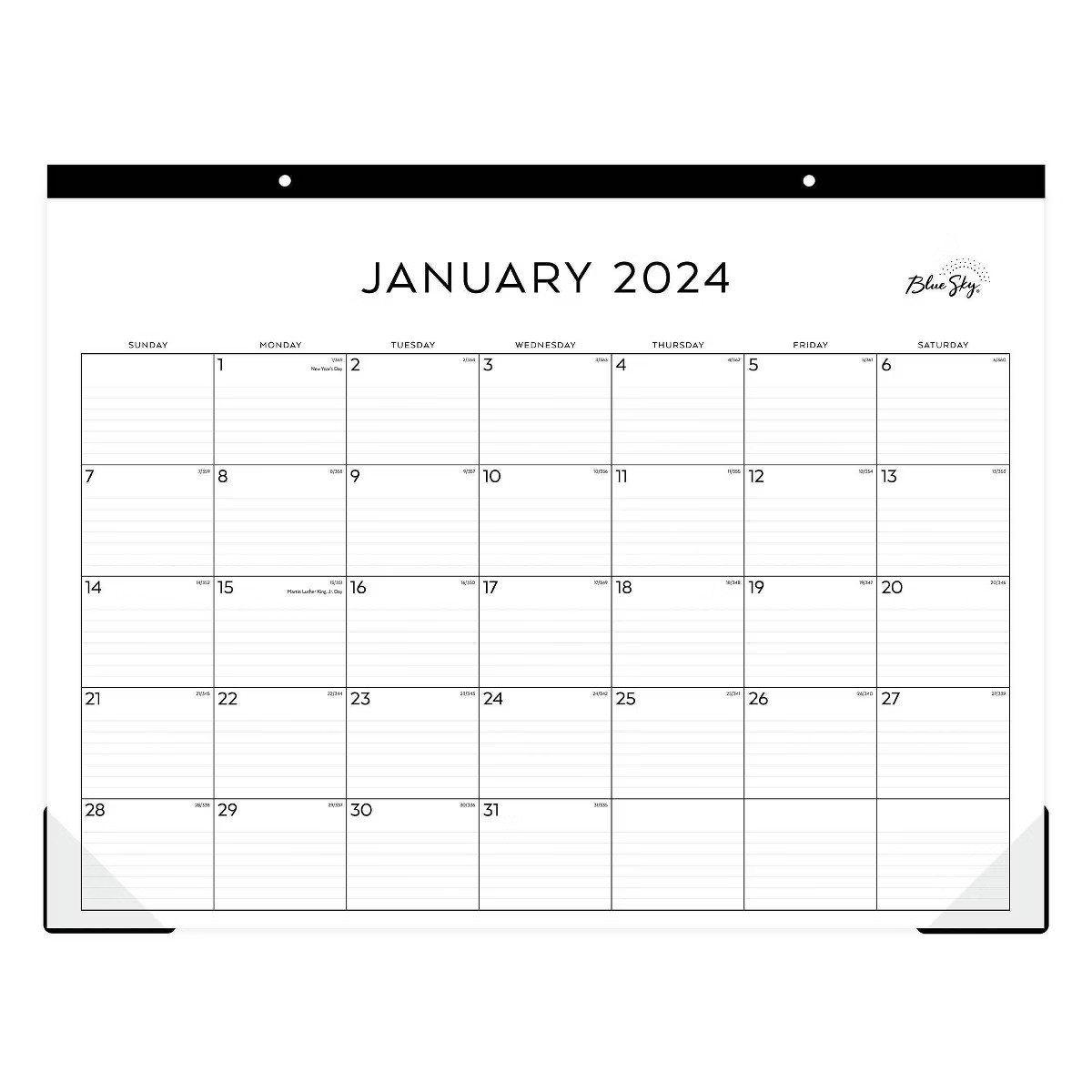 Blue Sky 2024 Desk Pad Calendar 22"x17" Monthly Standard | Target