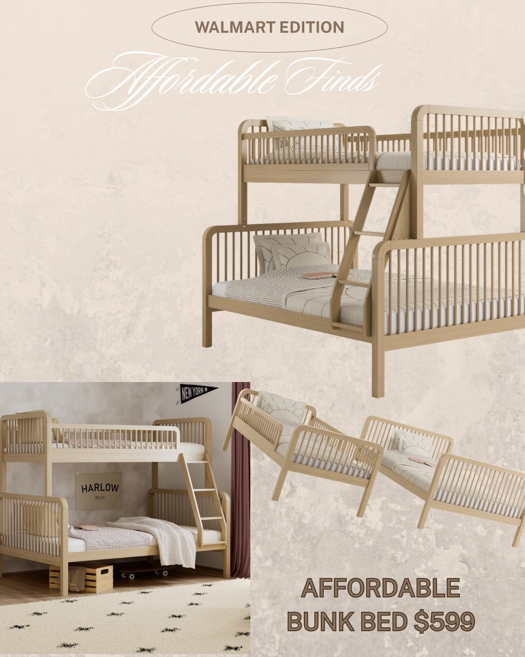 Affordable bunk bed! #kidroom #bunkbed #bedding #bedframe 

#LTKHome #LTKKids #LTKSaleAlert