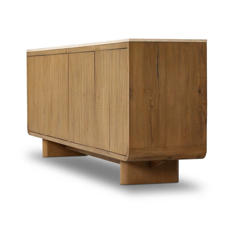 Poiret Sideboard-Rubbed Light Oak | Wayfair North America