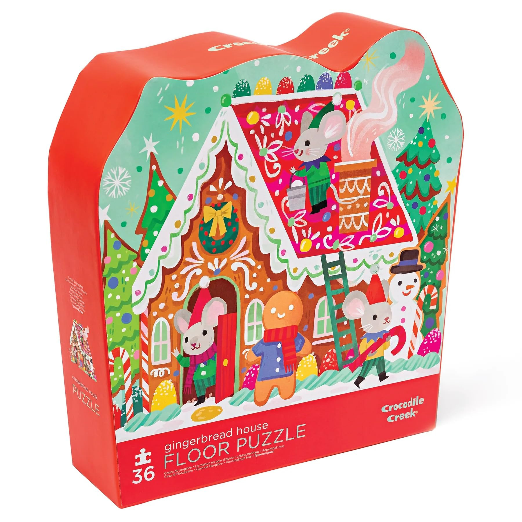 36 Pc Puzzle/Gingerbread House, for Kids Ages 3 and Up | Amazon (US)