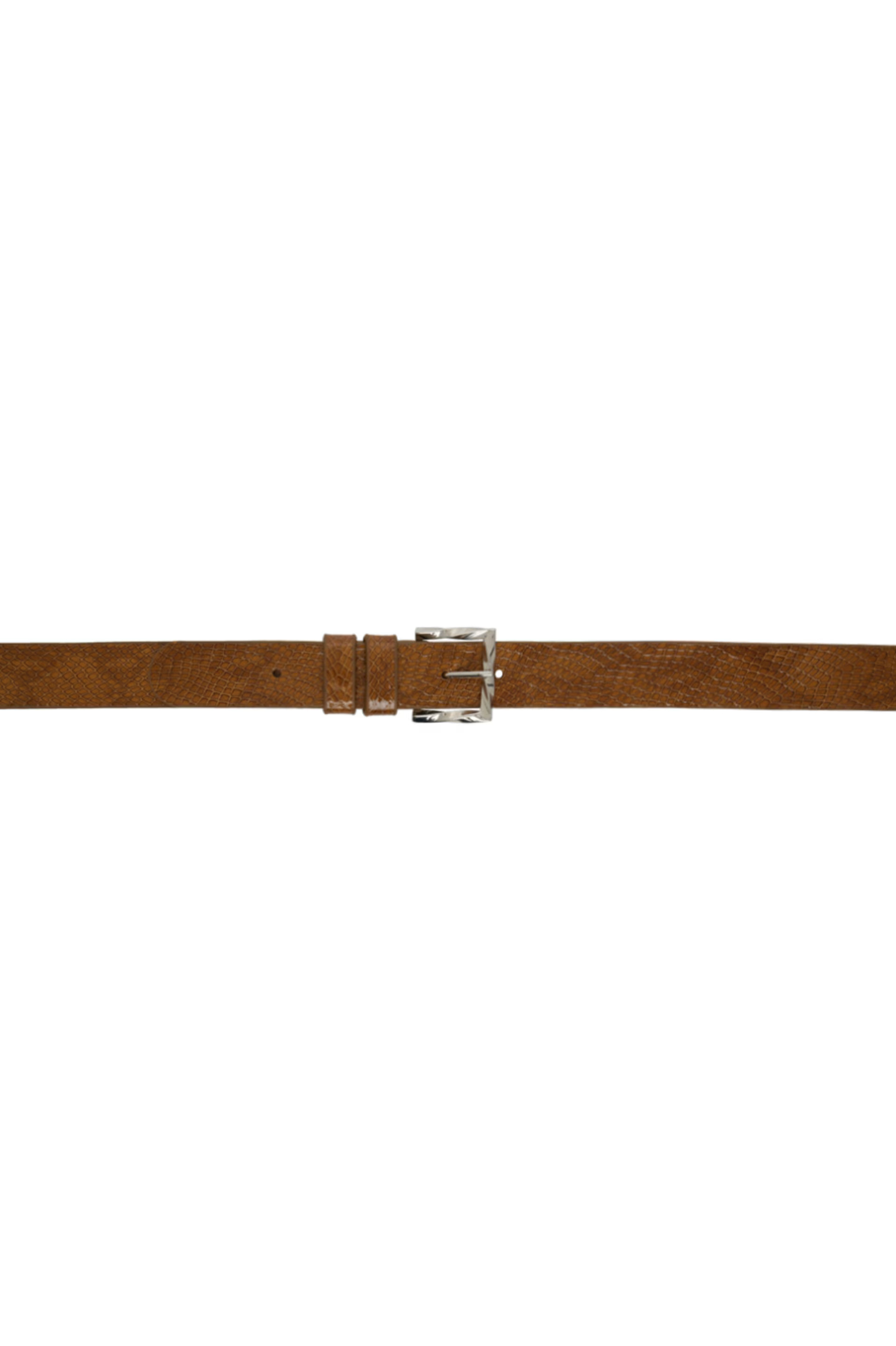 Brown Carved Belt | SSENSE