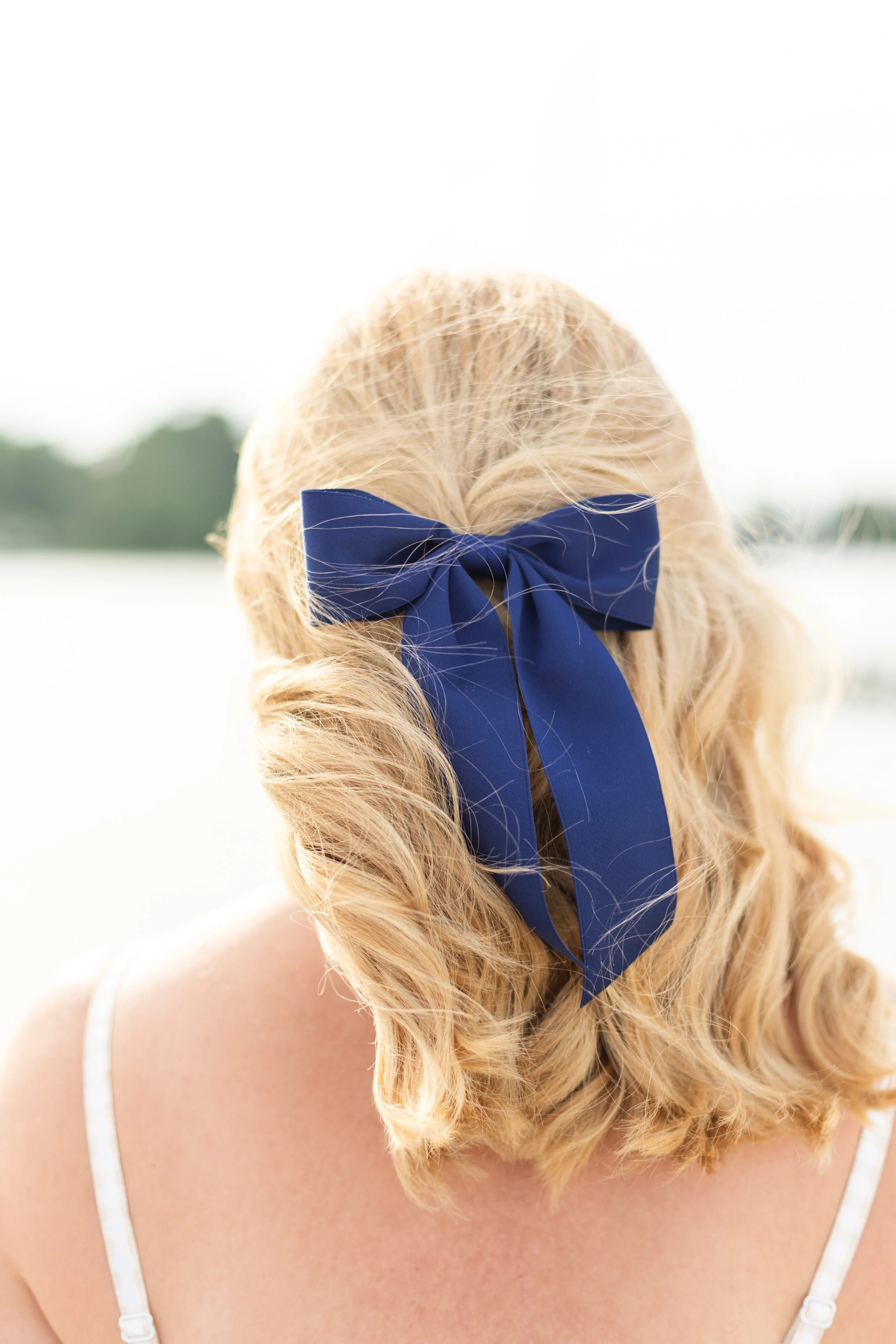 Bailee Matte Satin Bow | Grace & Grandeur Bow Company