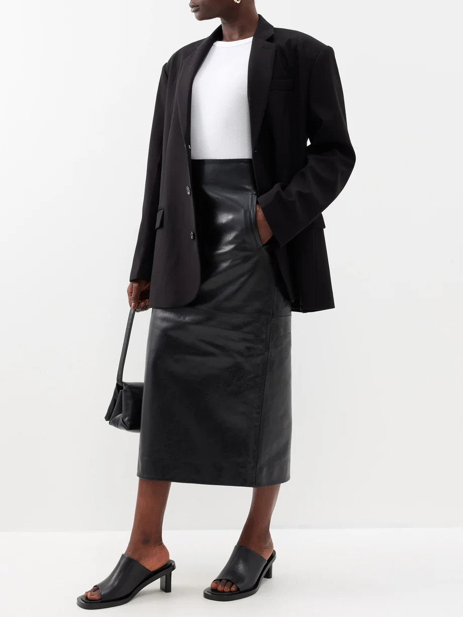 Gelso oversized Tencel-blend blazer | The Frankie Shop | Matches (UK)
