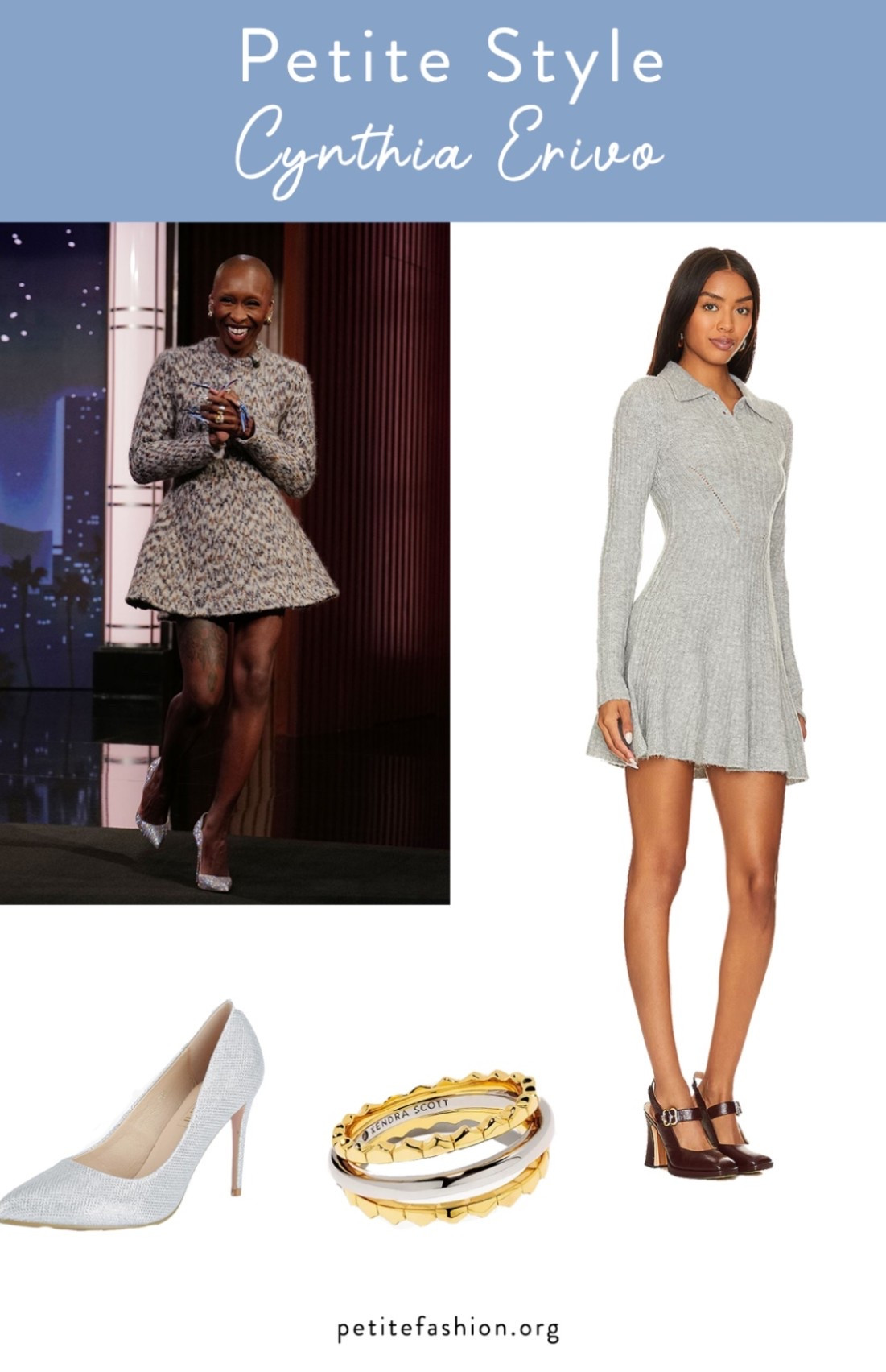 Get petite style like Cynthia Erivo: show off your legs with mini dresses and statement footwear 

#LTKFindsUnder100 #LTKStyleTip #LTKPetite