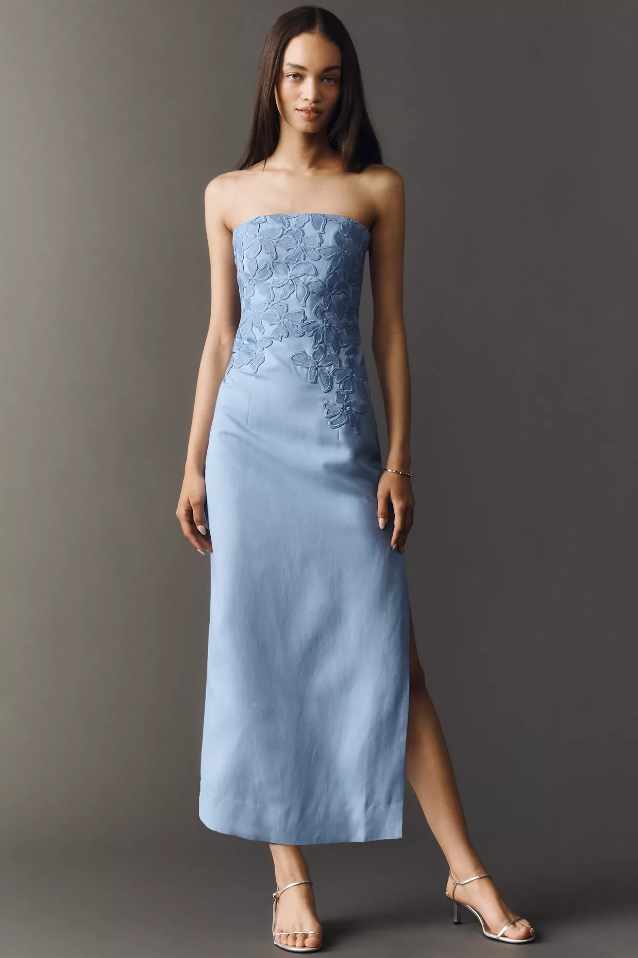 Significant Other Idette Petite Linen Blend Dress | Anthropologie (US)