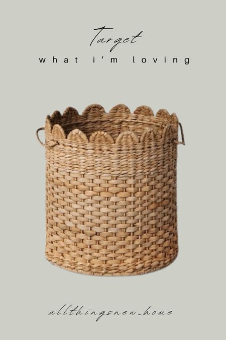 I love the scallops! So cute would also make for a great plant basket. 

#LTKStyleTip #LTKFindsUnder50 #LTKHome