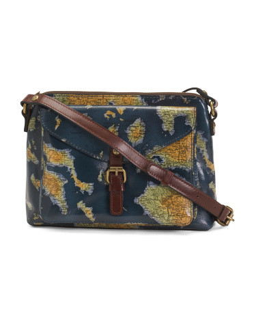 Leather Avellino Medium Front Pocket Crossbody | TJ Maxx