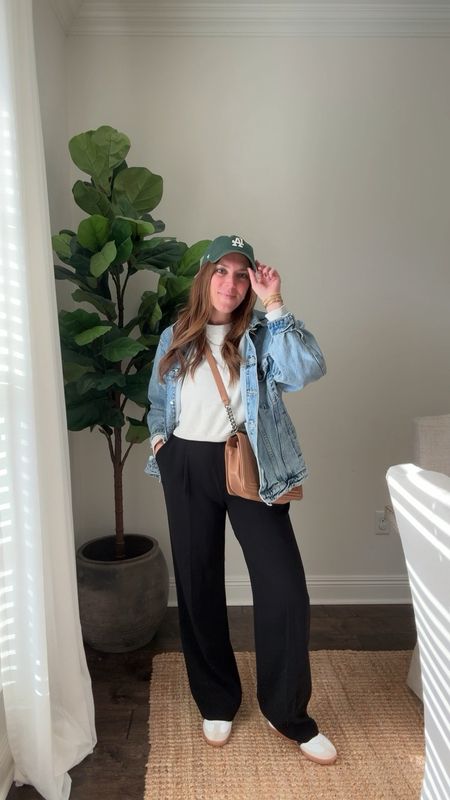 30 Outfits in 30 Days | Day Nineteen

Saturday morning breakfast vibes. Not pictured: the screaming baby and toddler tantrum happening behind the camera. But hey, we make it work and I’m just trying to look somewhat put together in the process. ✌🏻

This denim jacket is my favorite and the perfect oversized fit for sure. It’s definitely a stable jacket for me as it works year round here in the southern temps!

#GRWM #everydaybasics #fashioninspo #adidassamba 

#LTKstyletip #LTKshoecrush