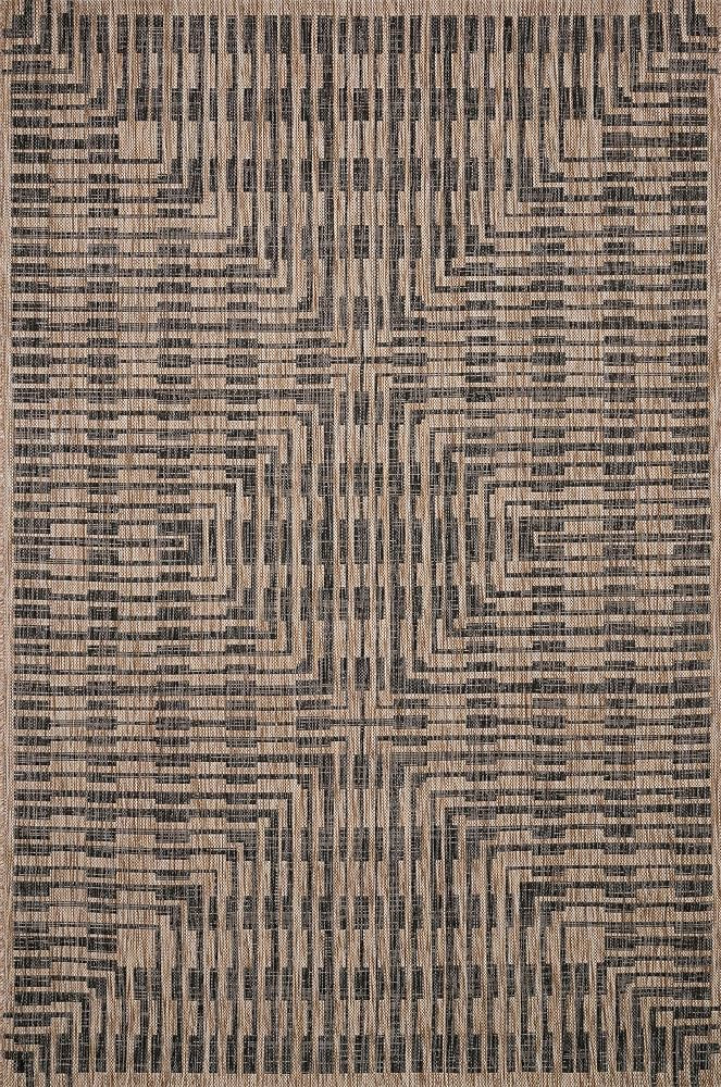 Loloi Isle Collection IE-09 Brown/Black 5'-3" x 7'-7" Area Rug | Amazon (US)