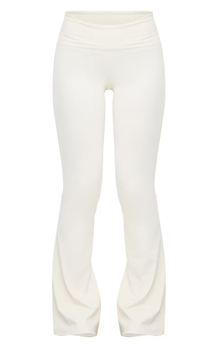 Caramel Sport Sculpt High Waist Flare Yoga Pants | PrettyLittleThing US