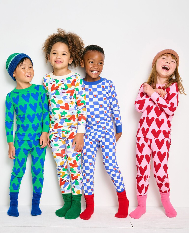 Valentines Print Long John Pajama Set | Hanna Andersson