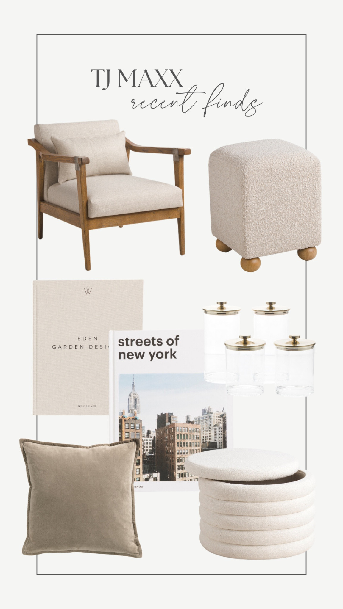 Recent home finds from TJ Maxx 🤍 

#LTKhome