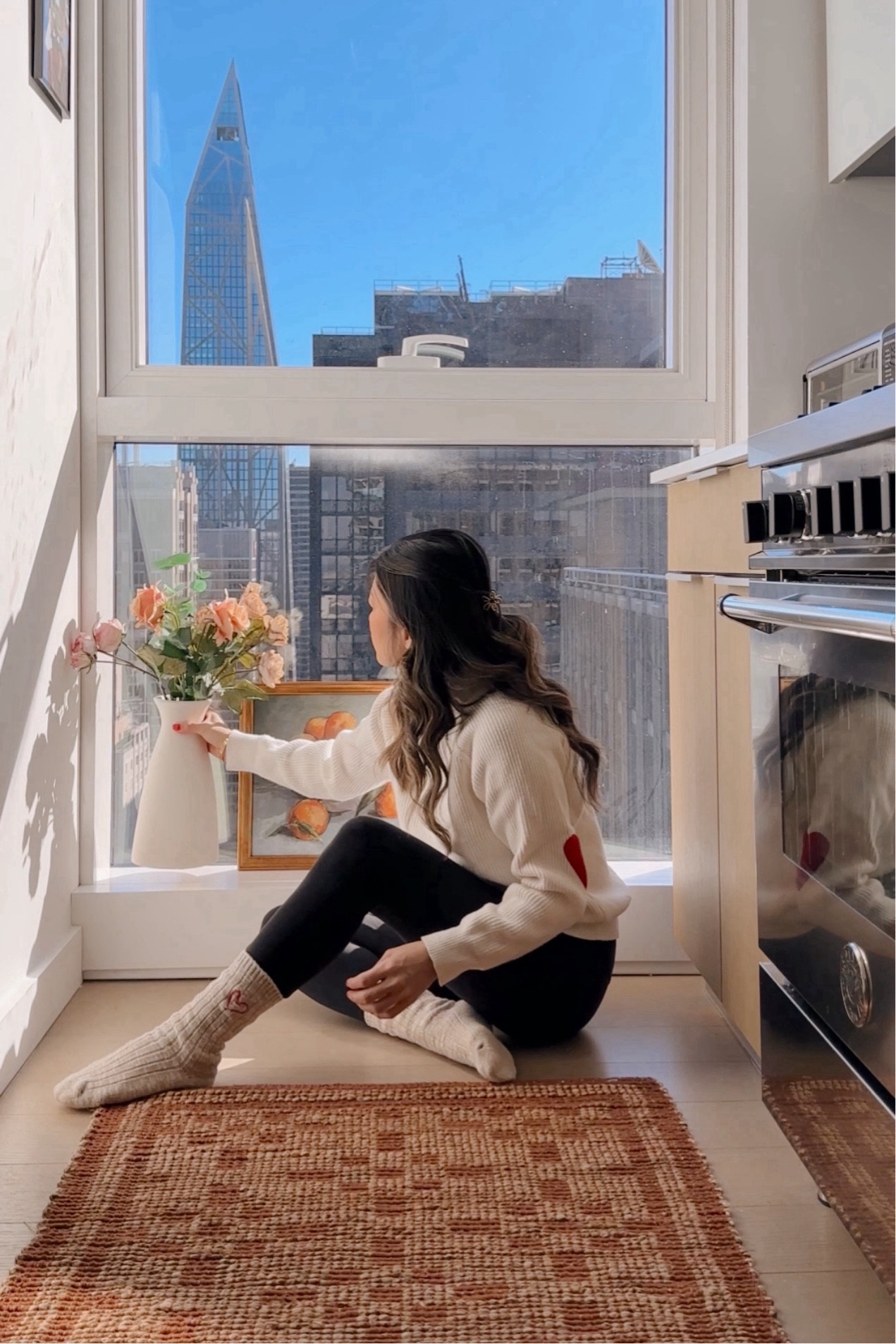 Heat elbow sweater, faux flowers, kitchen rug 

#LTKSpringSale #LTKhome