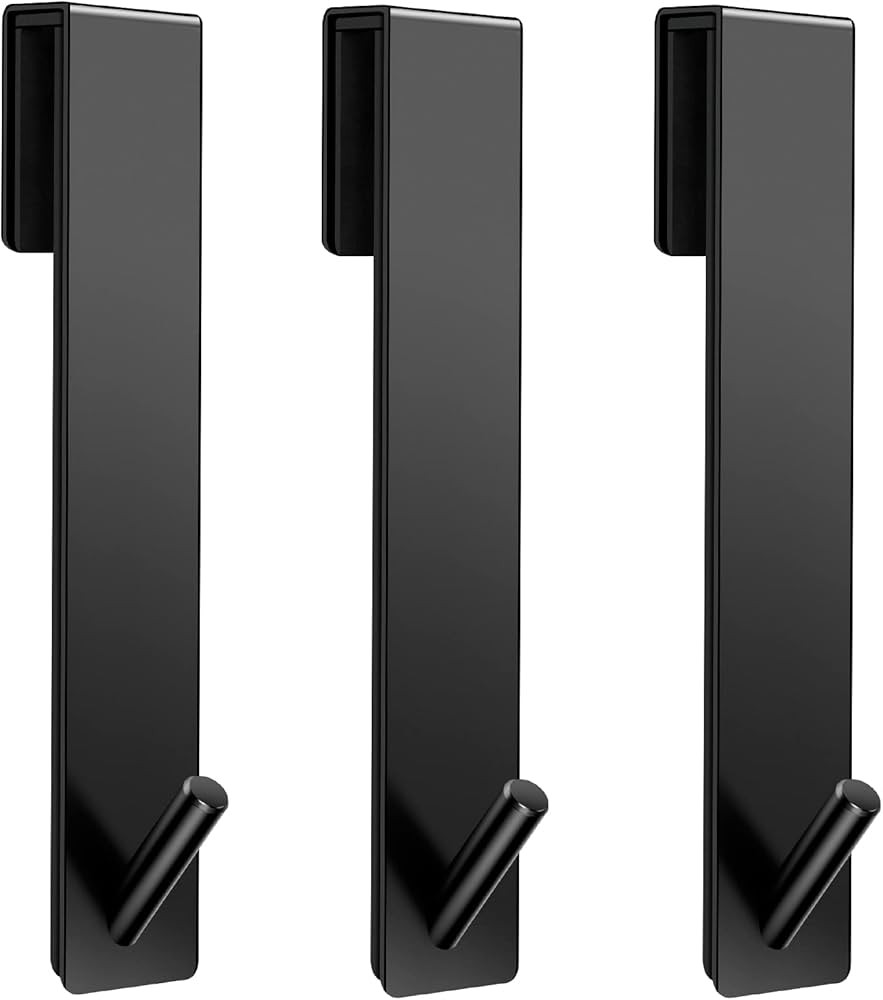 Kontoyo Shower Door Hooks(7.5 Inch),Extended Over Door Hooks for Bathroom Frameless Glass Shower ... | Amazon (US)