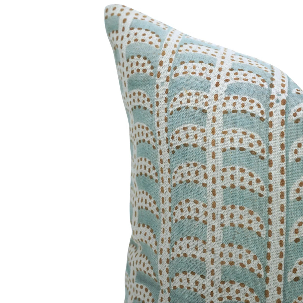 Traditional Block Print Thick Linen Pillow Cover Decorative Cushion for Living Room 20x20 Inch Ga... | Wayfair North America