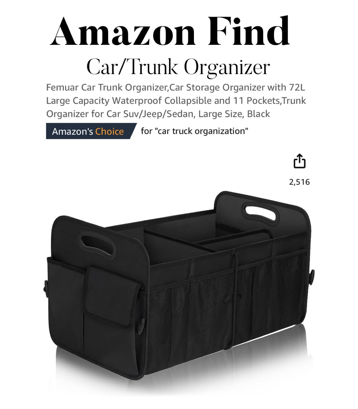 Car/ trunk organization, sports mom, #momlife mom on the go 
#amazonfinds #organization #ltkseasonal #ltkunder50 kids, family, 

#LTKFind #LTKfamily #LTKBacktoSchool