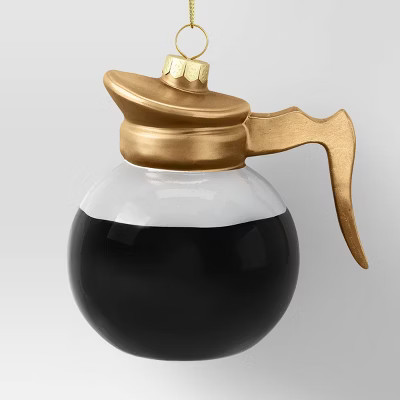 Christmas Glass Coffee Pot Ornament - Wondershop™ | Target