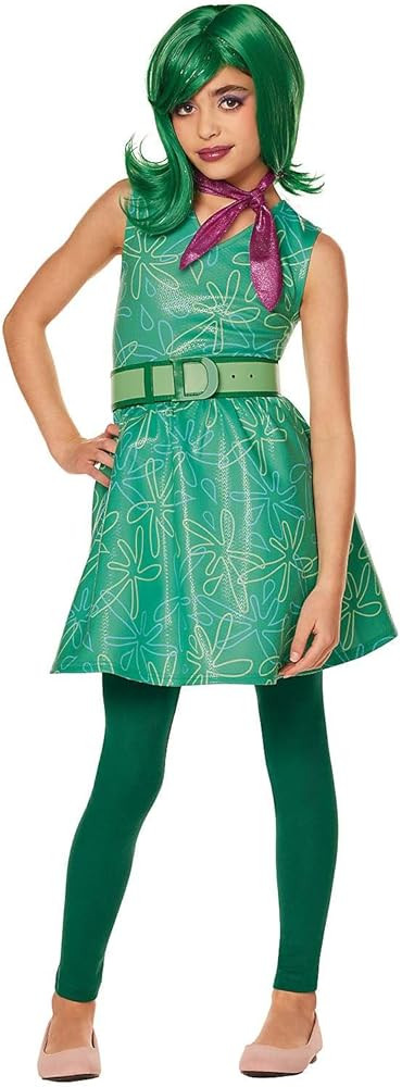 Spirit Halloween Inside Out 2 Kids Disgust Dress Costume | Officially Licensed | Disney | Pixar |... | Amazon (US)