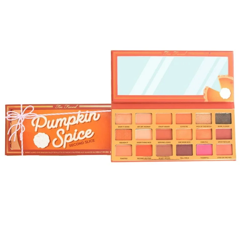 Too Faced Pumpkin Spice Second Slice Sweet & Spicy Eyeshadow Palette, Powder | Walmart (US)