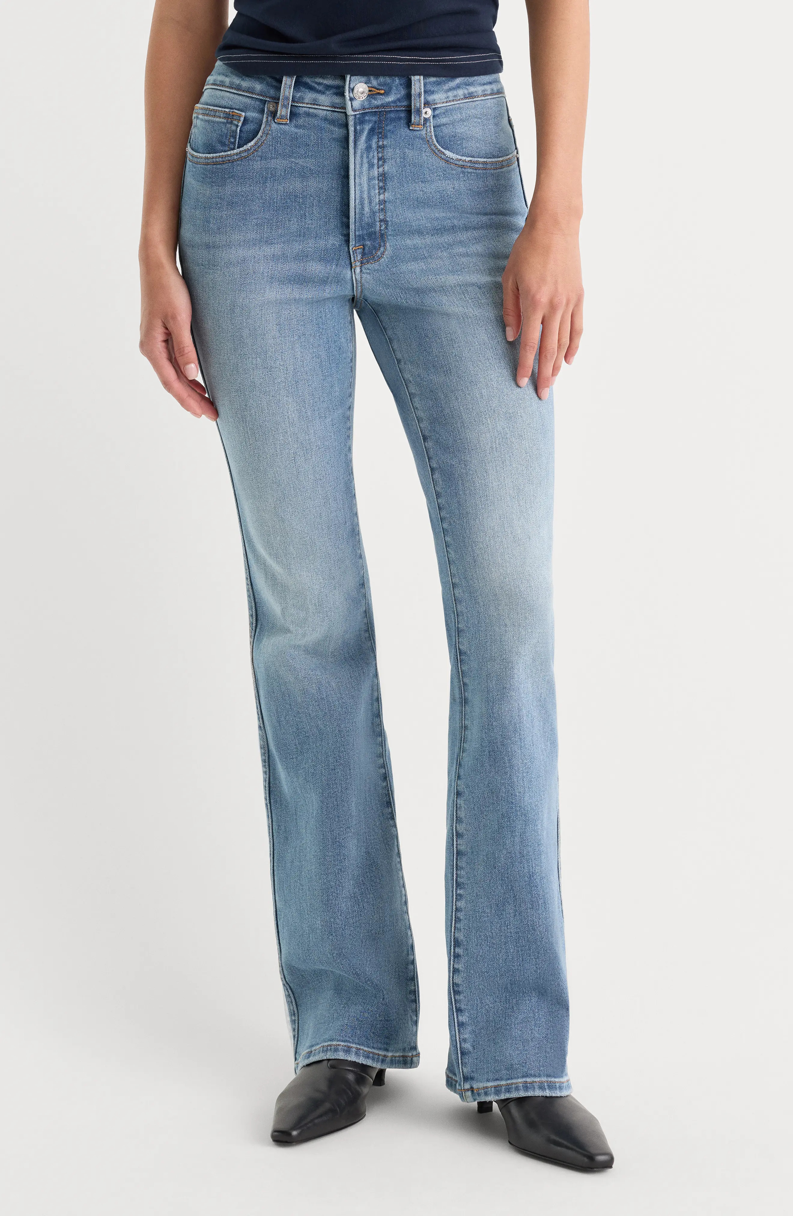 Good American Good Classic Bootcut Jeans (Women) | Nordstrom | Nordstrom