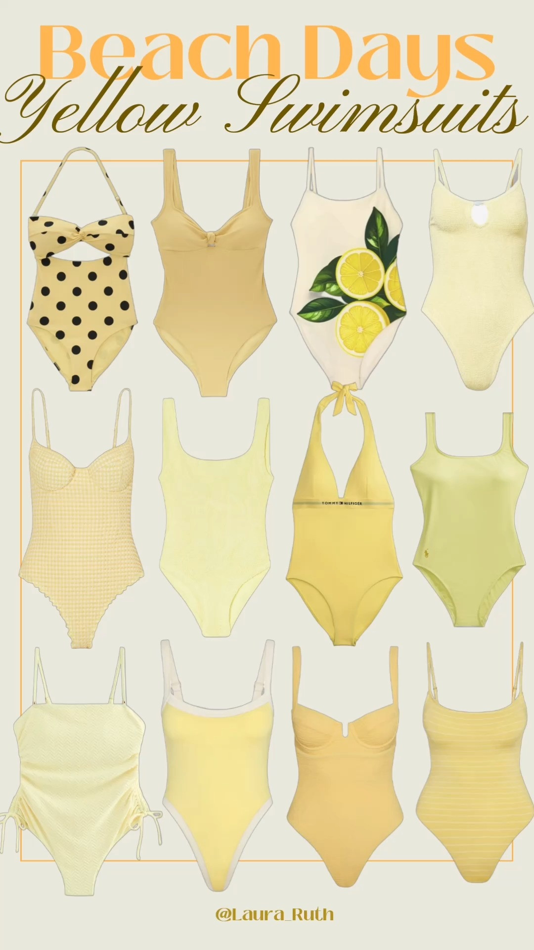 YELLOW SWIMSUIT ROUNDUP 💛🍋🧈Searching for the perfect yellow swimsuit this season? From soft butter yellow and creamy vanilla tones to sunshine shades and playful prints, this edit is full of flattering one-pieces and bikinis for every summer getaway. Whether you're heading to the beach, lounging poolside or packing for your next holiday, these cheerful styles will bring a little sunshine to your swimwear collection. ☀️✨ 

 #LTKuk #LTKsummer #LTKtravel