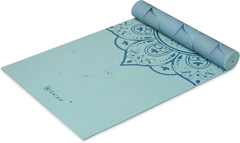 Gaiam Yoga Mat - Premium 6mm Print Reversible Extra Thick Non Slip Exercise & Fitness Mat for All... | Amazon (US)