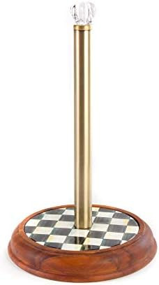 MacKenzie-Childs Courtly Check Countertop Paper Towel Stand, Upright Paper Towel Holder for Kitch... | Amazon (US)