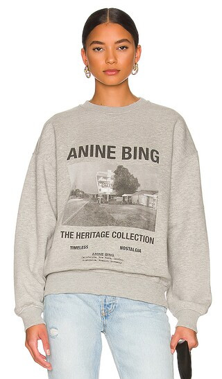 Kenny Sweatshirt Motel in Heather Grey | Revolve Clothing (Global)