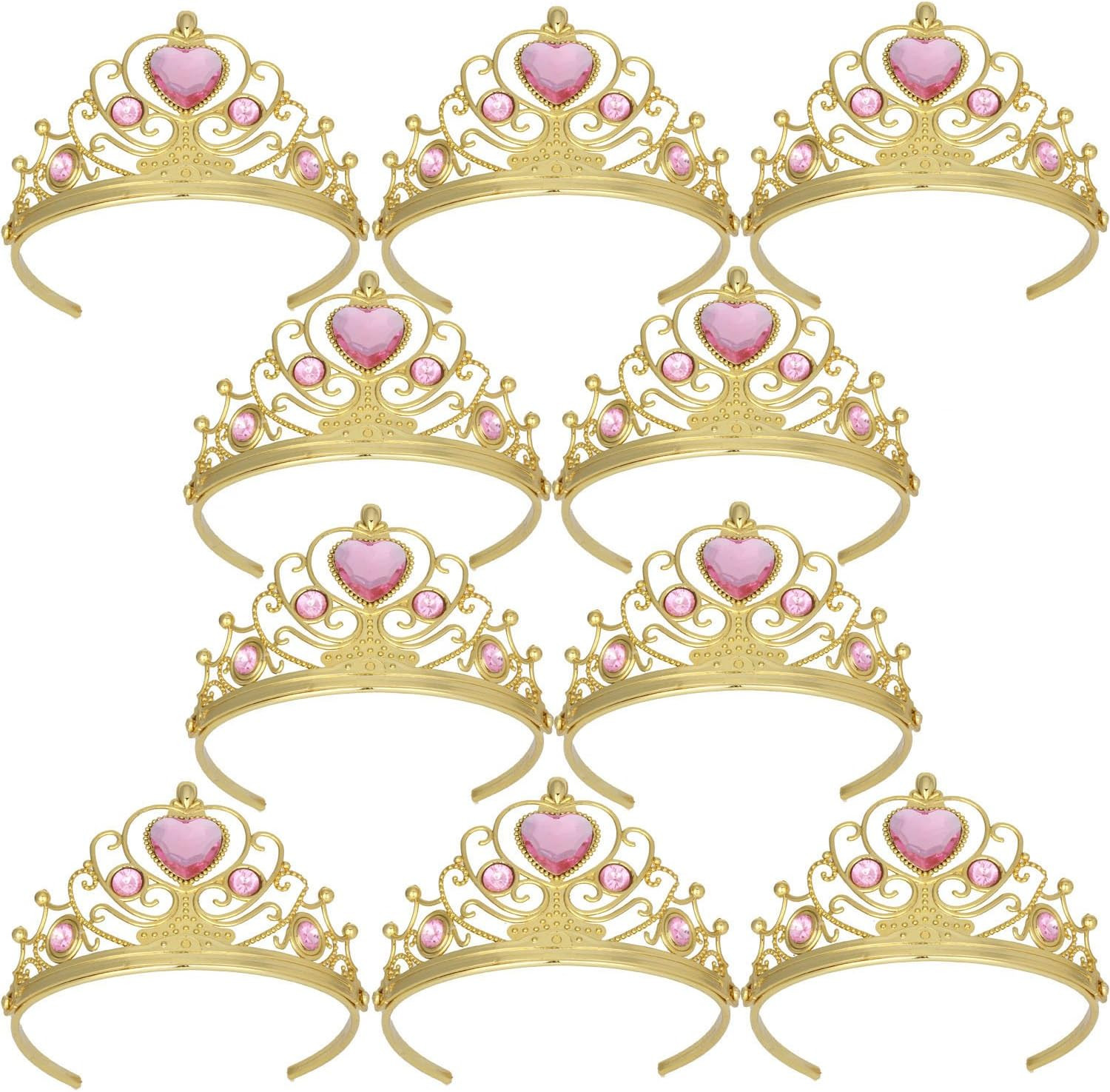Tiaras and Crowns for Little Girls Crowns and Tiaras for Child from 3 Years Up Party Favors Pink ... | Amazon (US)