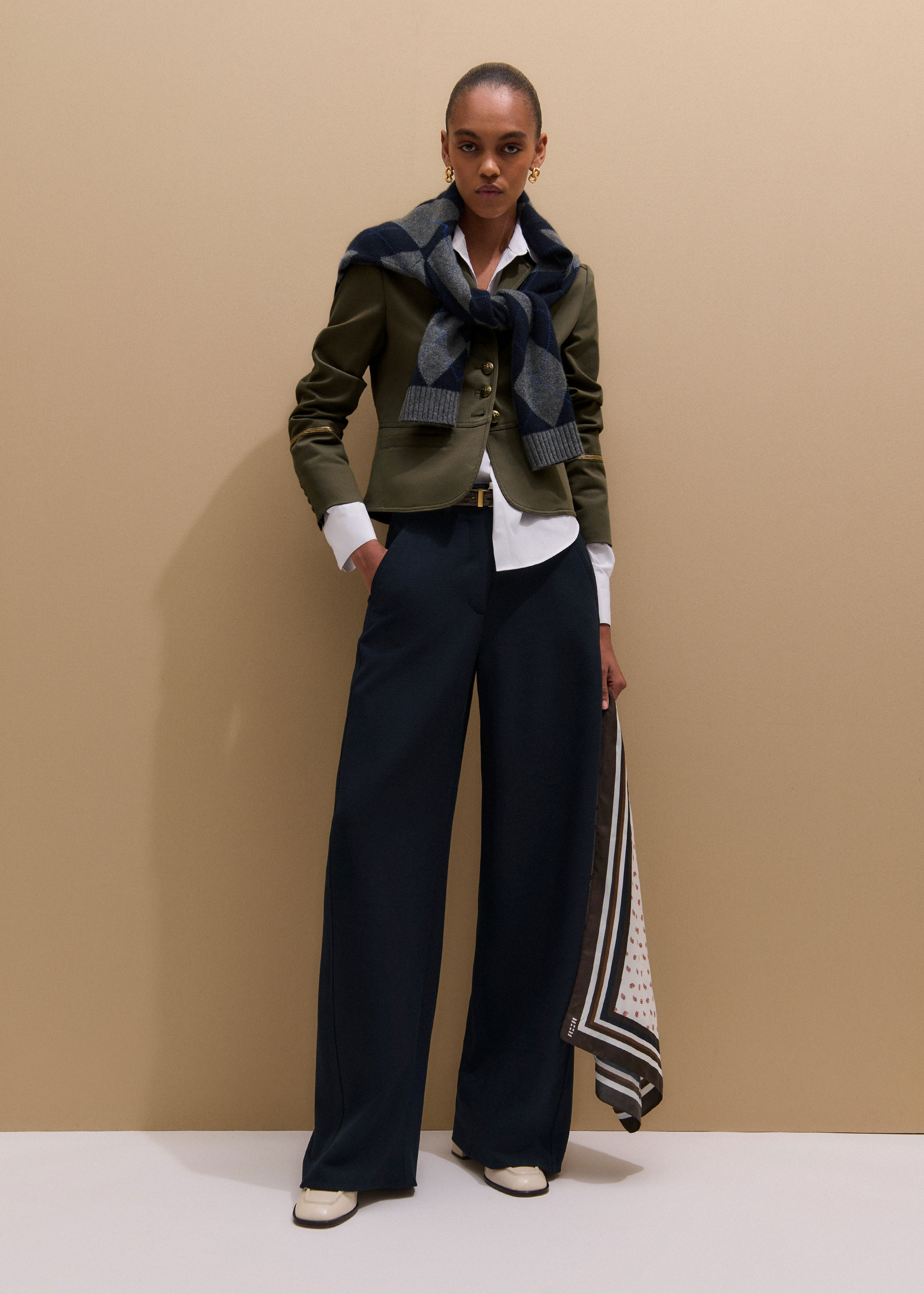 Extreme Taper Trouser Textured Weave | ME+EM Global (Excluding US)