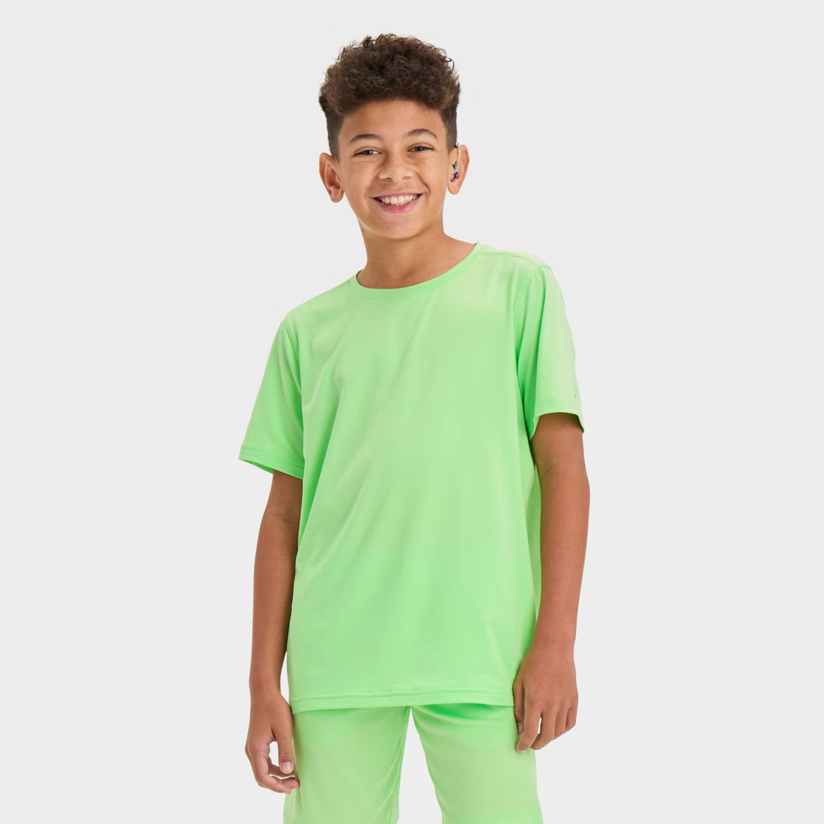 Boys' Crew Neck T-Shirt - All in Motion™ | Target