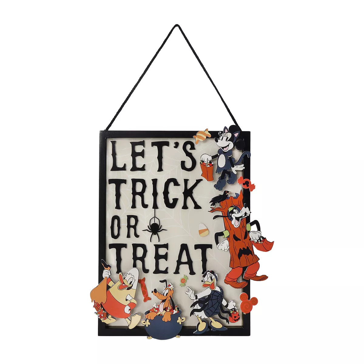 Disney's Mickey Mouse & Friends Halloween Let's Trick Or Treat Wall Decor by Celebrate Together... | Kohl's